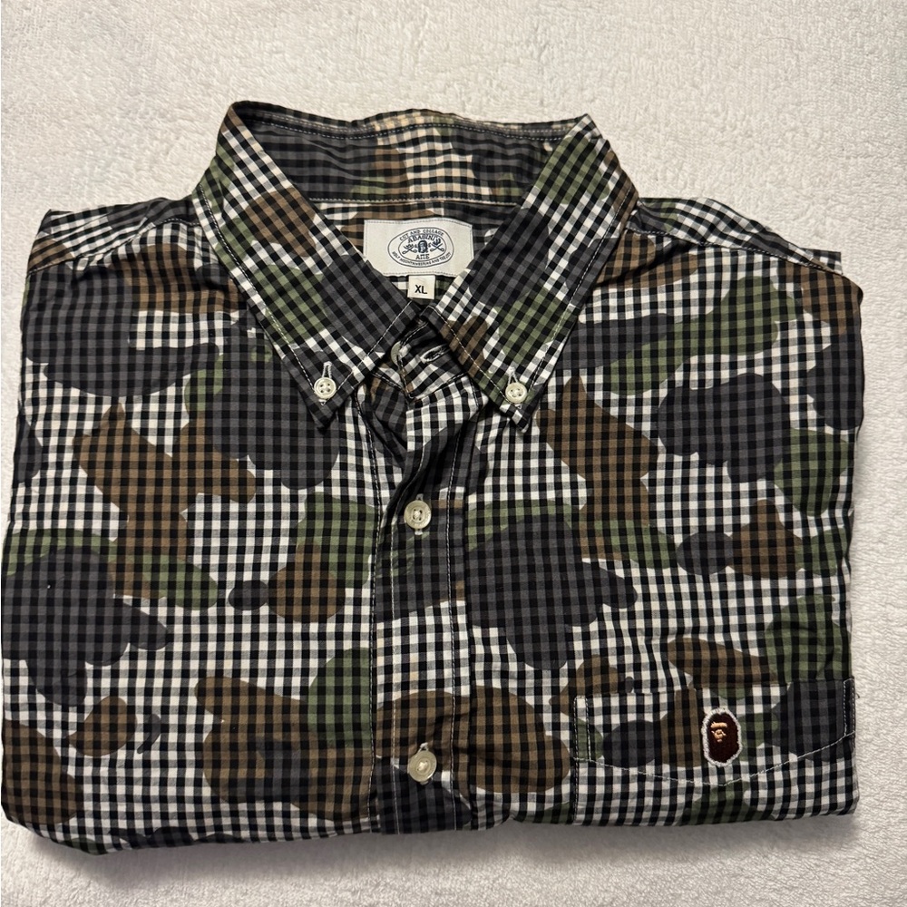 BAPE ABABINI LS SHIRT SIZE XL - Picture 8 of 10